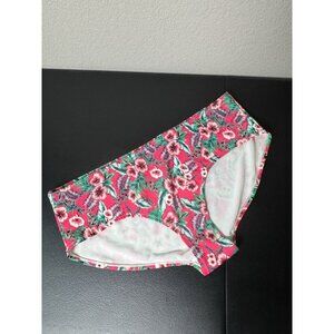 Swimsuits For All Bikini Bottom‎ Bright Coral Tropical Floral